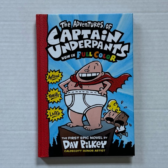 NEW! “The Adventures of Captain Underpants in Full Color” Book By Dav Pilkey. - Picture 2 of 4